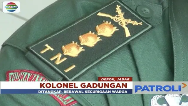 TNI Gadungan Berpangkat Kolonel Ditangkap
