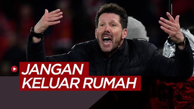 Berita Video Pelatih Atletico Madrid, Diego Simeone Sampaikan Pesan Terkait Pandemi Corona