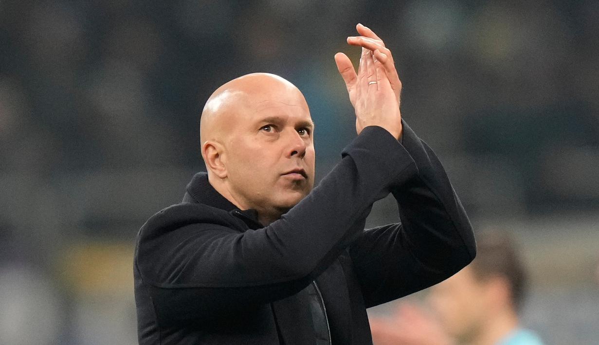 Dengan hasil ini, Liverpool menempati posisi kedelapan klasemen grup dengan 12 poin. Inter Milan tetap berada di posisi kelima, juga mengoleksi 12 poin, sehingga persaingan untuk lolos ke babak 16 besar masih sangat ketat. (AP Photo/Luca Bruno)