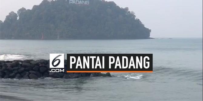 VIDEO: Penampakan Pantai Padang Diselimuti Asap Kebakaran Hutan