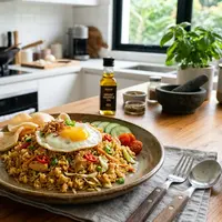 Nasi Goreng Truffle (AI Generated)