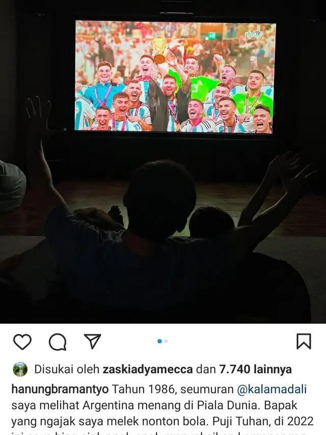 Unggahan Hanung Bramantyo. (Foto: Dok. Instagram @hanungbramantyo)