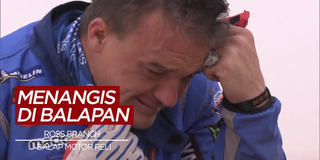 VIDEO: Pebalap Reli ini Menangis Usai Motornya Rusak dan Tertinggal Jauh