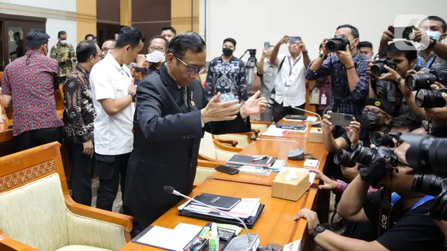 Mahfud MD dan Komisi III DPR Bahas Transaksi Mencurigakan Rp 349 Triliun di Kemenkeu