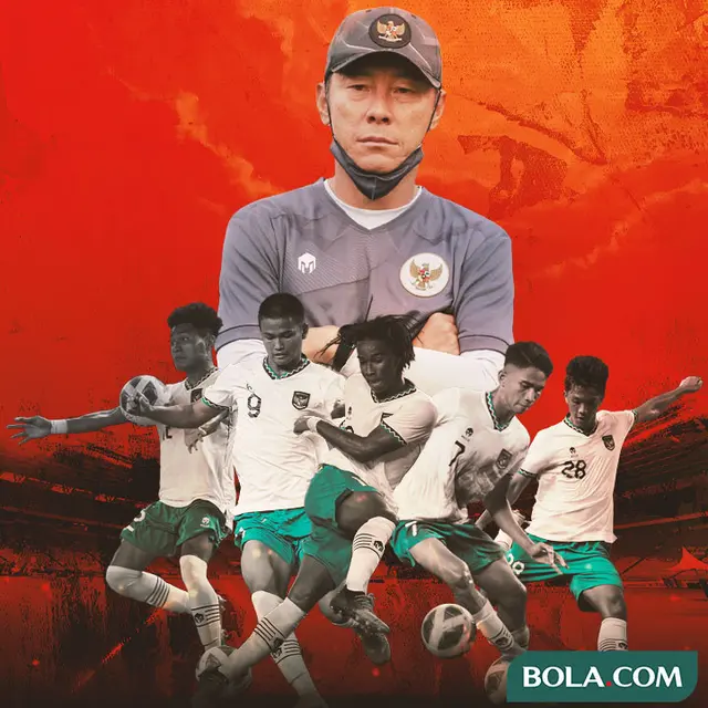 Timnas Indonesia - Ilustrasi Shin Tae-yong dan Timnas Indonesia U-19