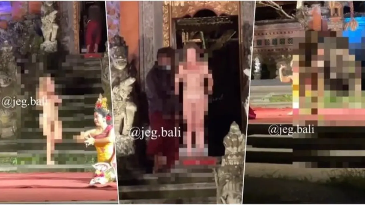 Turis Asing yang Bugil di Panggung Pementasan Tari di Bali Diduga Stres dan Kehabisan Uang