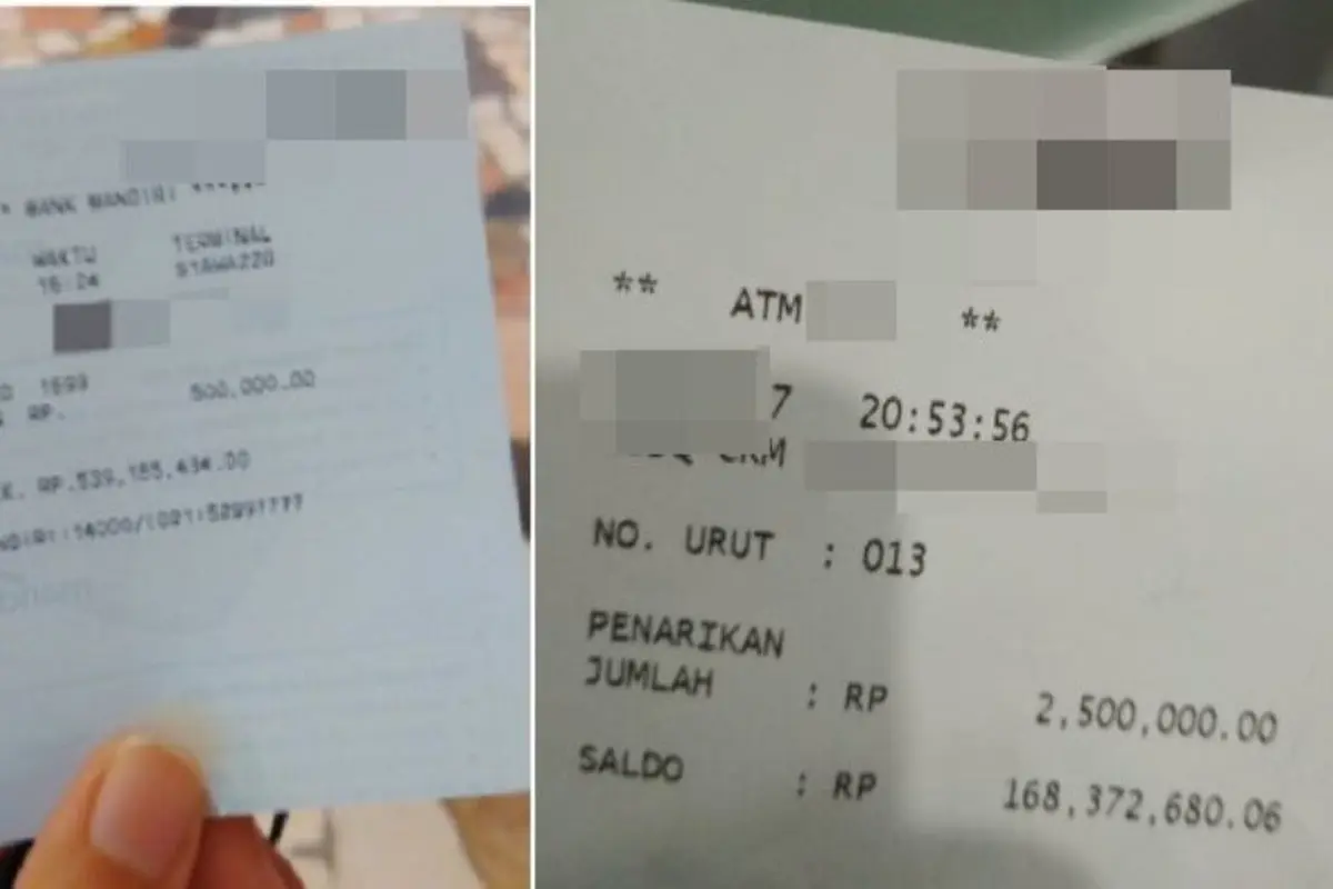 [Bintang] Nemu Struk ATM Orang Lain, Cewek Ini Kaget Saat Lihat Jumlah Saldonya