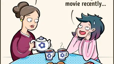 Komik Lucu Pada Dasarnya Kita Tak Mau Membuat Orang Tua Cemas Page 1 Fashion Fimela Com