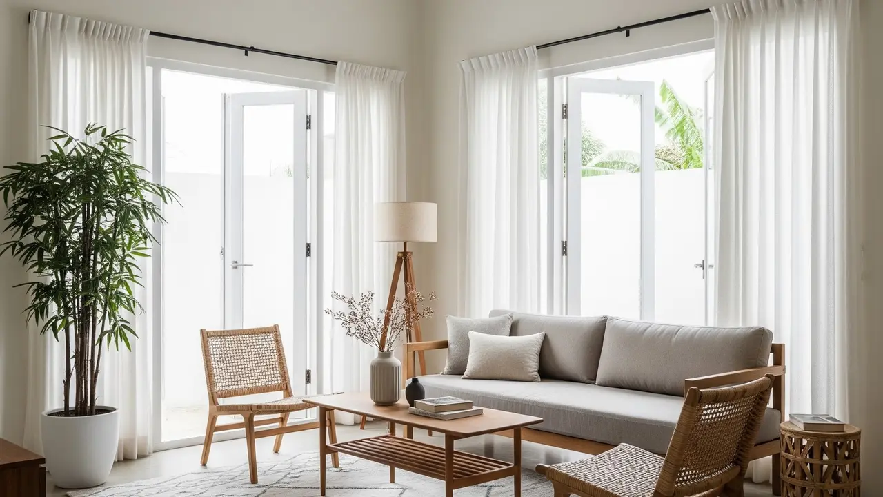 9 Model Ruang Tamu Sempit Ceiling Tinggi agar Terlihat Lapang