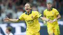 Kemenangan ini membawa Milan naik ke posisi kelima klasemen sementara dengan koleksi enam poin dari tiga pertandingan, sedangkan Bologna tertahan di posisi ke-13 dengan tiga poin, menampilkan persaingan ketat di Serie A musim ini. (AP Photo/Luca Bruno)