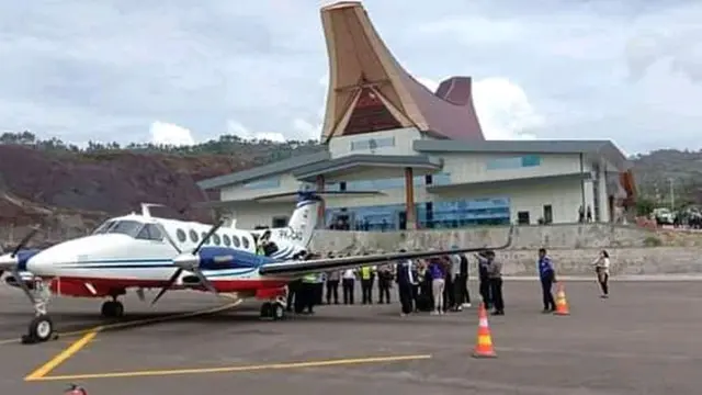 Kasus dugaan korupsi pembebasan lahan Bandara Mangkendek Tana Toraja ditangani sejak tahun 2012 (Liputan6.com/ Eka Hakim)