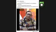 Kumpulan Hoaks Mahfud Md Umumkan Dana Bantuan di Media Sosial, Cek Daftarnya