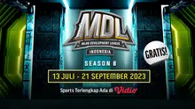 GRATIS Tonton di Vidio, Live Streaming MDL ID 2023 Season 8 Pekan Kedua : Ada 17 Tim
