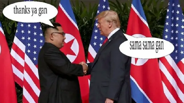 Lelucon lewat meme ini bisa membuat suasana gembira makin terasa.