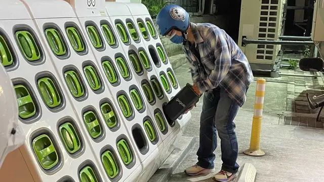 Skuter elektrik Gogoro buatan Taiwan (Kootz via TETO)