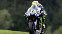 Valentino Rossi ganggu dominasi Ducati di Sirkuit Red Bull Ring Austria (JOE KLAMAR / AFP)