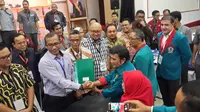 Rhoma Irama Pimpin Pendaftaran Partai Idaman ke KPU