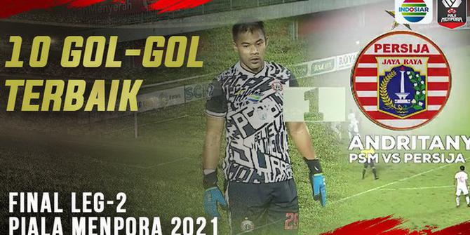 VIDEO: 10 Gol Spektakuler di Piala Menpora 2021, Ada Tendangan Melengkung Ezra Walian