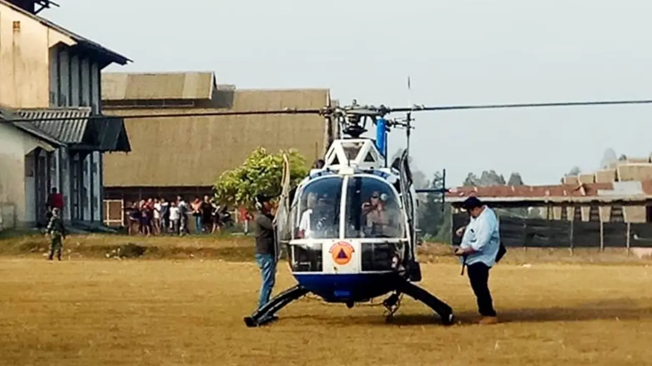 Ilustrasi helikopter.