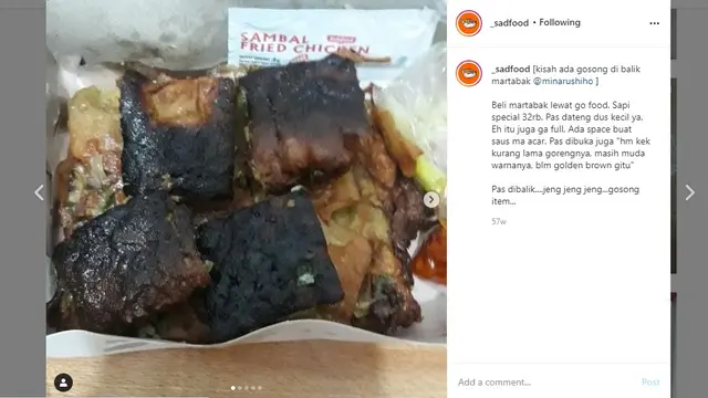 7 Kisah Sedih Netizen Saat Beli Makanan Ini Bikin Kecewa