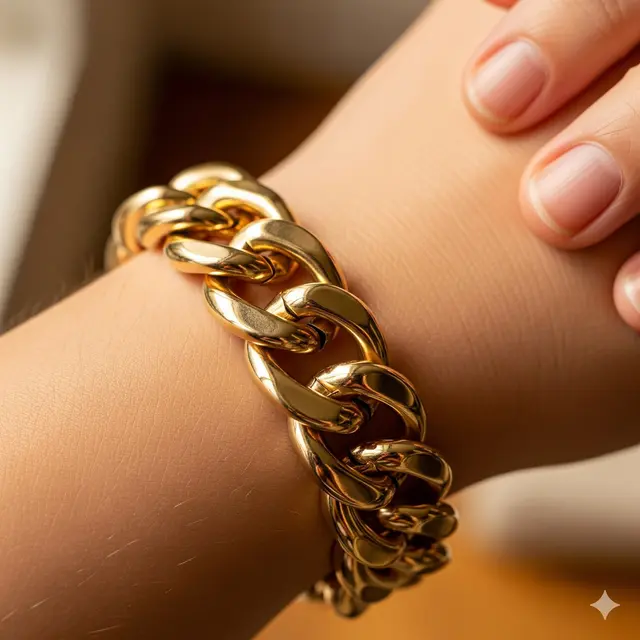 Gelang Rantai Besar & Renggang