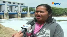 Usai terlihat berkurang, menurut warga sekitar limbah busa di pintu air Weir 3 Marunda KBT datang kembali dan semakin parah apabila hujan datang.