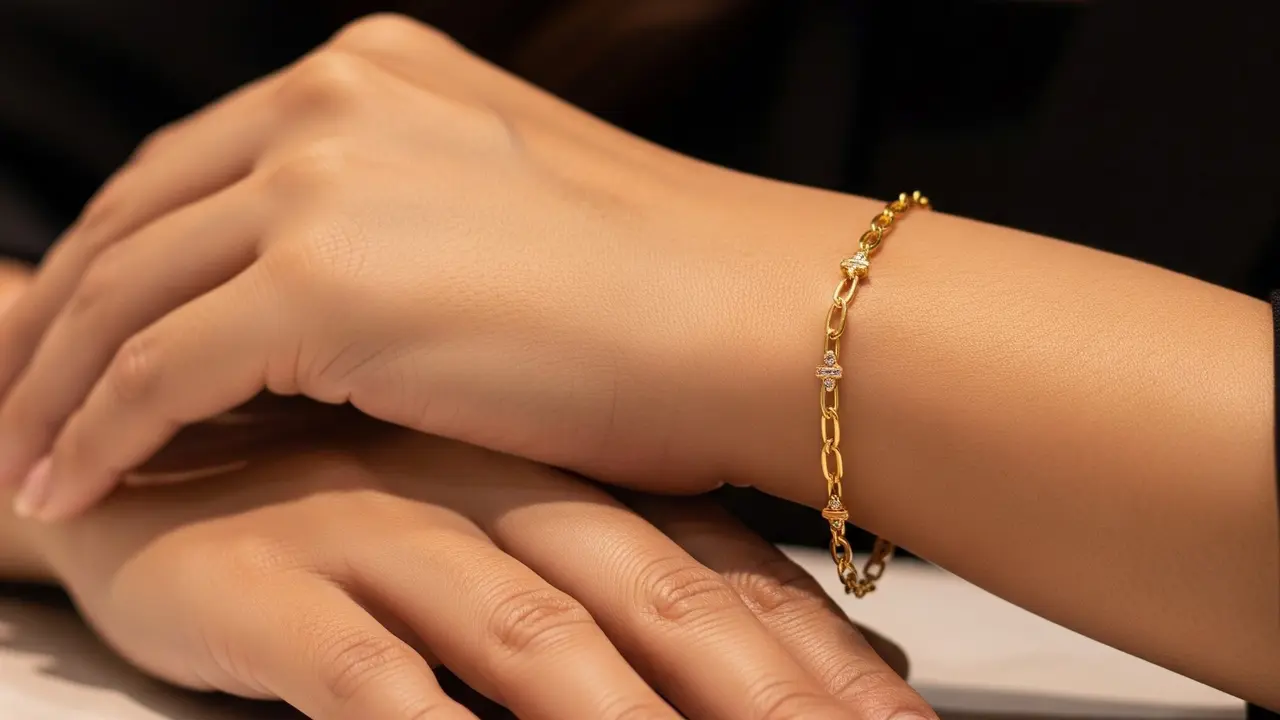 9 Model Gelang Emas Rantai Mewah 5 Gram untuk Usia 40 Tahun, Elegan dan Berkelas