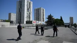 Seorang anak laki-laki berusia 10 tahun ditembak mati dalam dugaan kekerasan terkait narkoba di kota Nimes, Prancis selatan, kata pihak berwenang. (AFP/Nicolas Tucat)