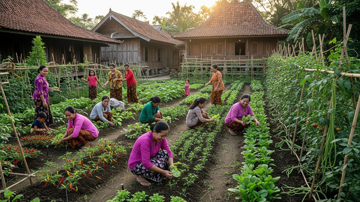 7 Ide Kebun Sayur untuk Ibu-ibu di Desa Budaya, Angkat Kearifan Lokal dan Perkuat Ketahanan Pangan