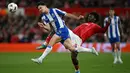 Sebelumnya, Nottingham berhasil menahan imbang FC Porto pada leg pertama dan membuat agregat menjadi 1-1. (AFP/ Paul Ellis)