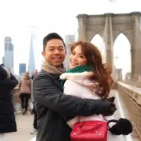 Sheza Idris dan kekasihnya, Surya I. Ibrahim. (Instagram/shezaidris)