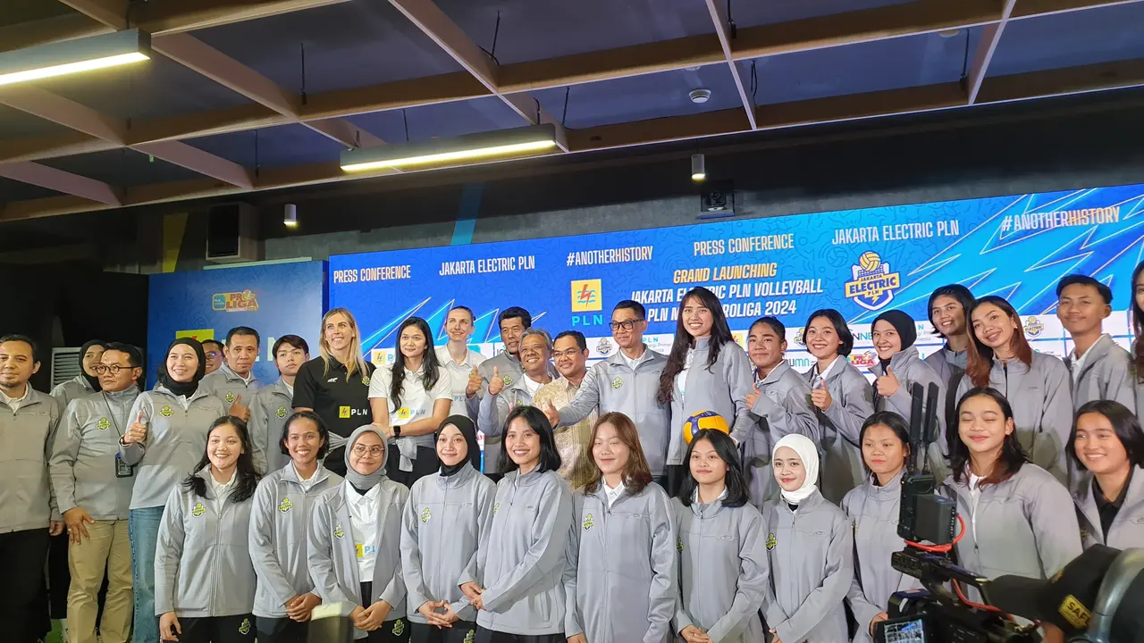 PLN Luncurkan Tim Voli Putri Jakarta Electric PLN, Target Masuk Final Four PLN Mobile Proliga 2024