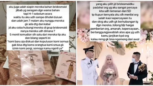 Bridesmaids Tidak Datang saat Hari Pernikahan, Cerita Wanita Ini Bikin Haru