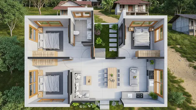 Model Rumah Minimalis Modern dengan Konsep Terbuka