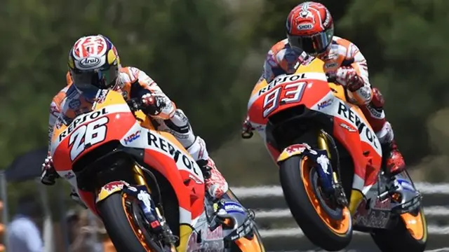 Dani Pedrosa dan Marc Marquez 
