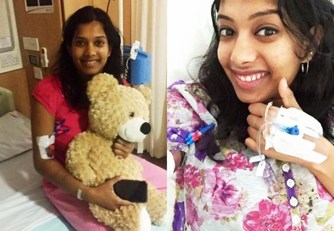 Virthiya tetap ramah dan ceria meski penyakit ganas sedang mengancam nyawanya | Photo: Copyright metro.co.uk 