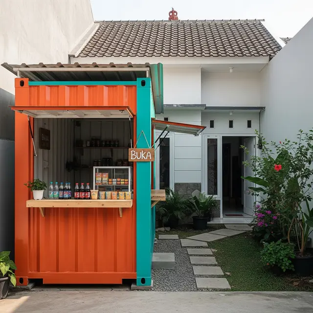 9 Model Lapak Jualan Minimalis untuk Rumah Type 45 Sederhana, Praktis dan Modern