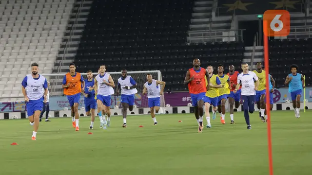 Foto: Mengintip Sesi Latihan Timnas Prancis Jelang Hadapi Polandia di Babak 16 Besar Piala Dunia 2022