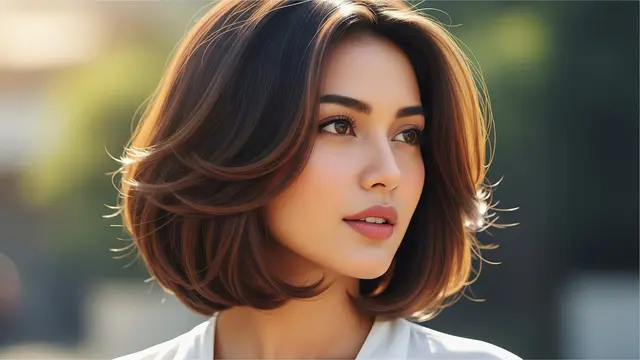 Model Rambut Wanita Pendek Sebahu