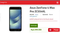 Erafone Mulai Jual Asus Zenfone 4 Max Pro. Liputan6.com/Mochamad Wahyu Hidayat