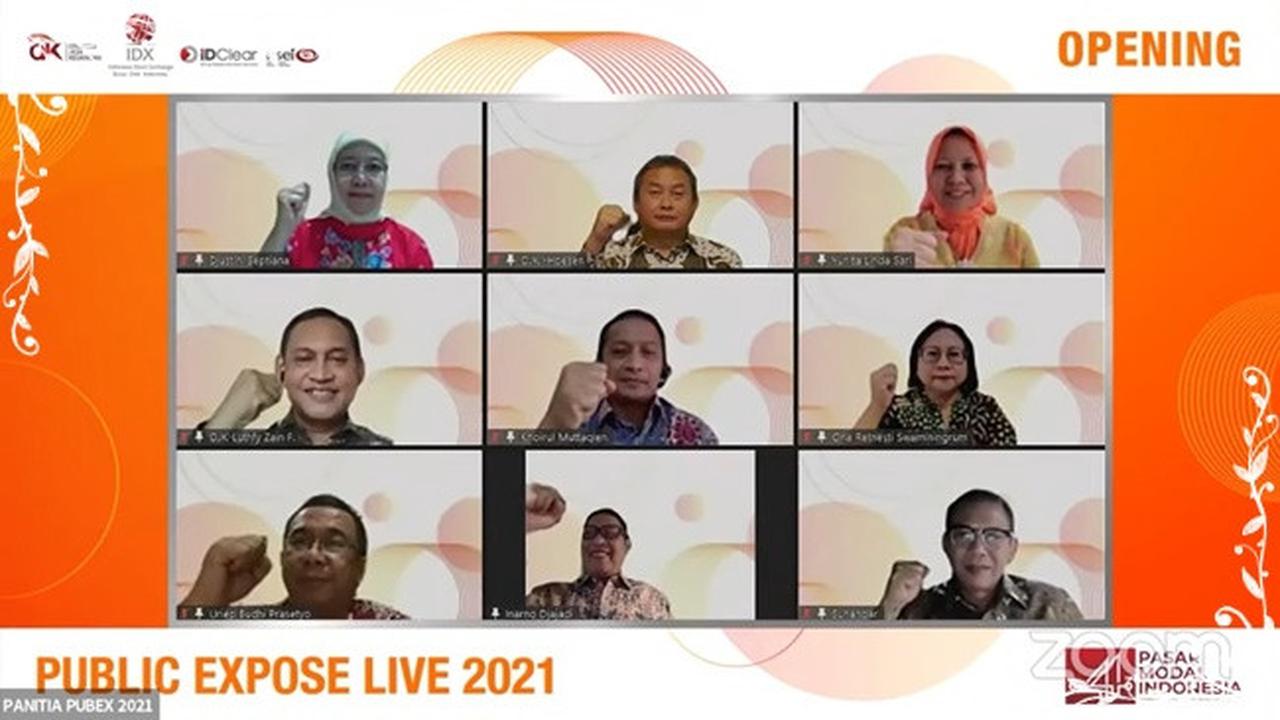 Paparan publik live 2021, Senin (6/9/2021) (Dok: BEI)