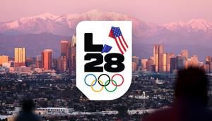 Logo Olimpiade 2028 Los Angeles. (www.la28.org)