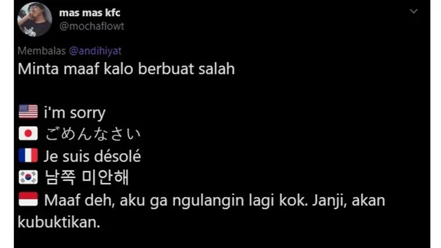 7 Cara Minta Maaf Versi Netizen Ini Bikin Geleng Kepala