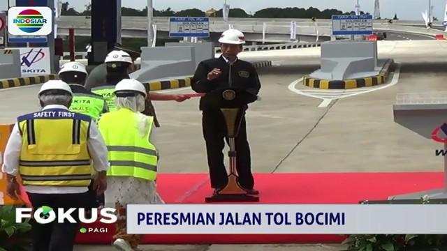 Jokowi menyambut baik pengoperasian ruas tol ini karena bisa mengurai kemacetan mulai dari Bogor, Ciawi hingga Cigombong.