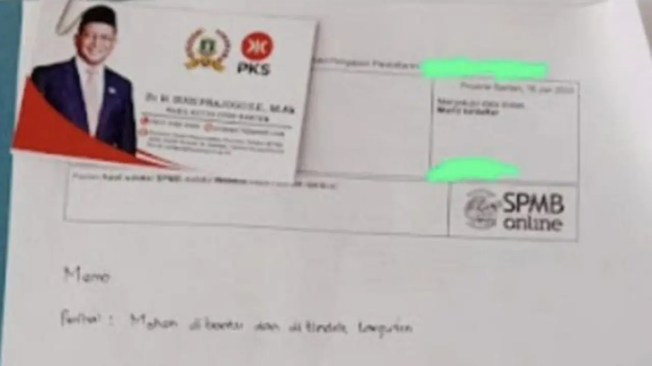 Memo DPRD Banten