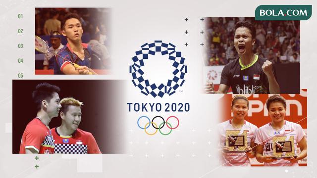 Anthony Ginting, Jonathan Christi, Kevin/Marcus, Greysia/Apriyani