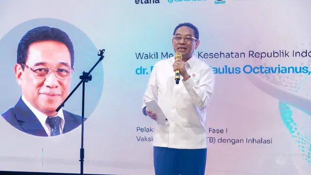 Wakil Menteri Kesehatan Republik Indonesia, dr. Benjamin Paulus Octavianus, Sp.P(K) (Biro Komunikasi dan Informasi Publik Kemenkes RI / Dede Lukman Hakim)
