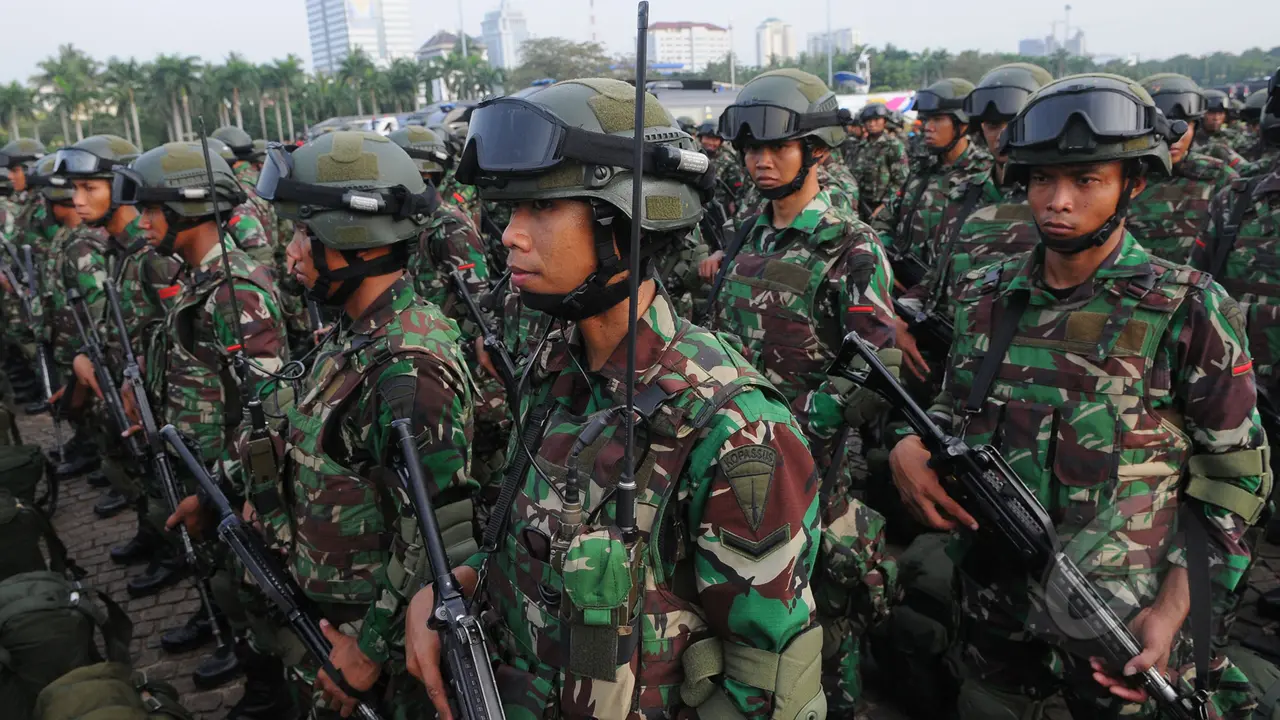 TNI Gelar Apel Kesiapan Pasukan Jelang KAA