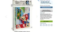 Game lawas Super Mario 64 untuk Nintendo 64 terjual seharga Rp 21,7 miliar. (Doc: Heritage Auction)