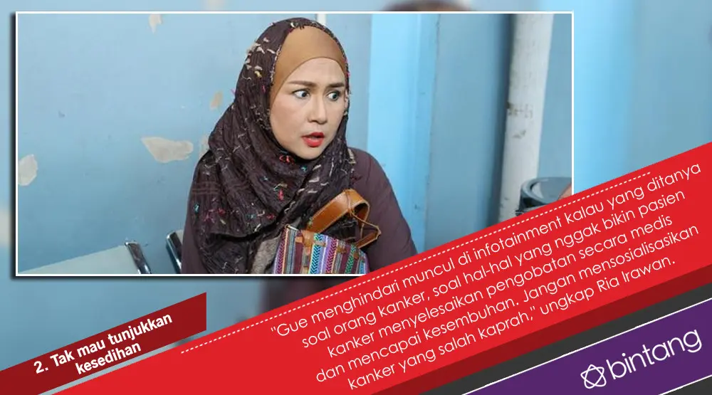 Ria Irawan Bicara tentang Kanker dan Julia Perez. (Foto: Adrian Putra, Desain: Nurman Abdul Hakim/Bintang.com)